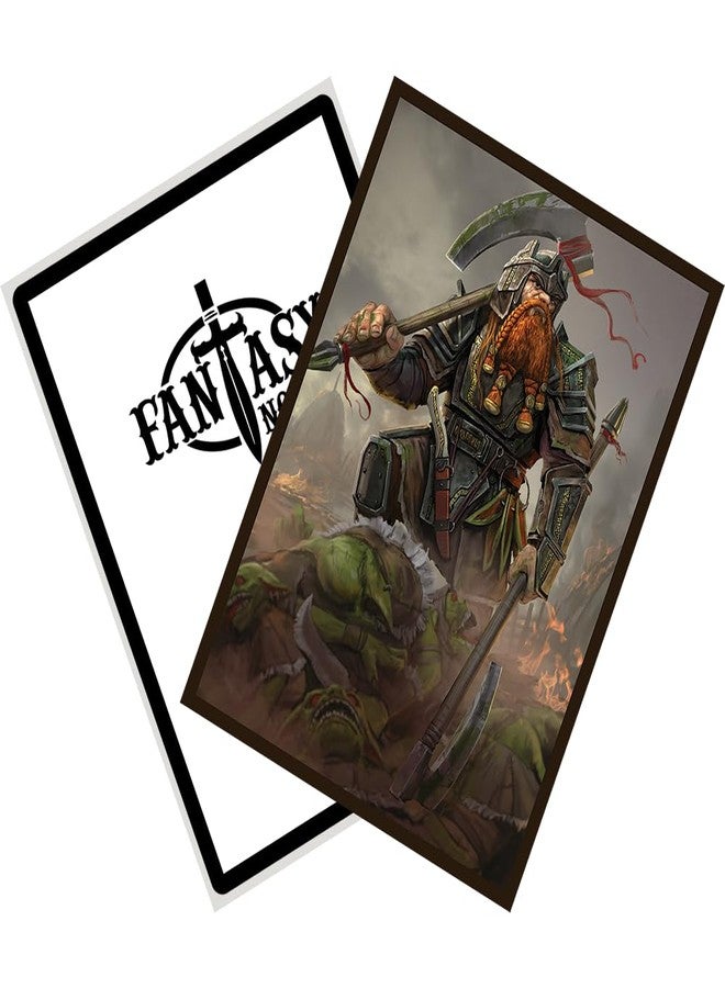 Fantasy North - Dhurigan - The Goblin Foe - 100 Textured Matte TCG Card Sleeves - Fits Magic MTG Commander Pokemon and Other Card Games - Playing Card Sleeves - Image 4